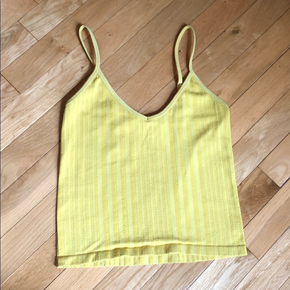 Cute yellow tank top